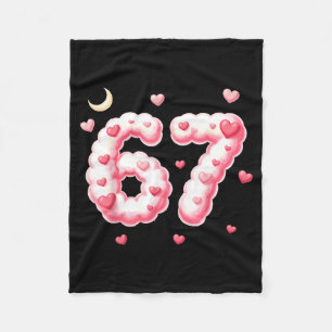 Virale 67 Kawaii Harten Valentijnsdag Meisjes Humo Fleece Deken