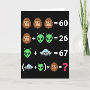 Virale 6 7 Meme Bigfoot Alien Ufo Algebra Vergelij Kaart