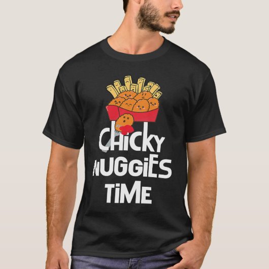 Virale meme kip nugget trend chicky nuggies tim t-shirt (Voorkant)