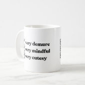 Virale meme Mok zeer matig (Voorkant links)