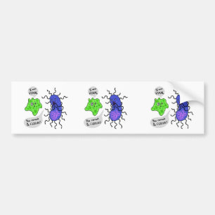 Virale microben bumpersticker