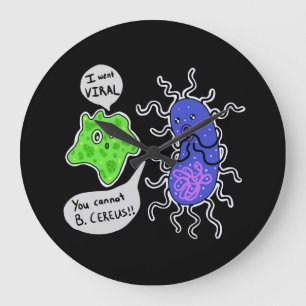 Virale microben grote klok