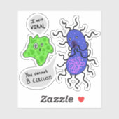 Virale microben sticker (Vel)