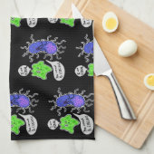 Virale microben theedoek (Quarter Fold)