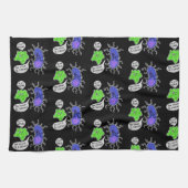 Virale microben theedoek (Horizontaal)