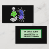 Virale microben visitekaartje (Voorkant / Achterkant)