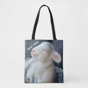 Virale Vern White Lamb Duurzame Tassen Tas