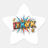ViralVibes Collectie Ster Sticker (Voorkant)