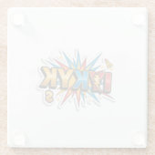 ViralVibes Collection Glazen Onderzetter (Achterkant)