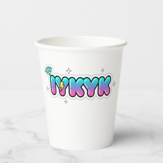 ViralVibes Collection Papieren Bekers (Voorkant)