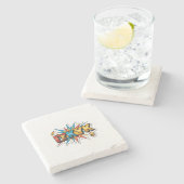 ViralVibes Collection Stenen Onderzetter (Zijkant)