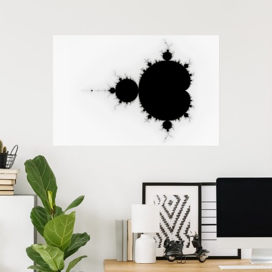 Viratarupa - Fractal Art Poster (Thuiskantoor)