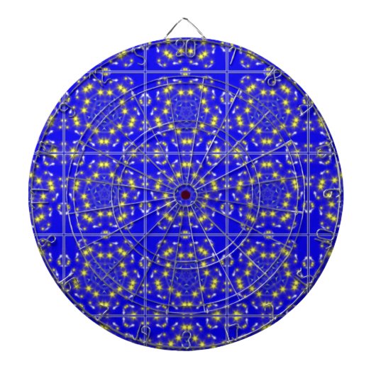 Virbrant Retro Blue Dartbord (Voorkant)