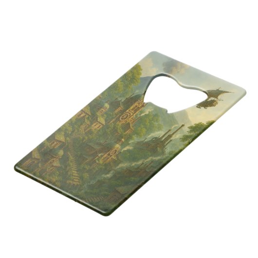 Viremoor Steamgate Creditkaart Flessenopener (Achterkant Gekanteld)