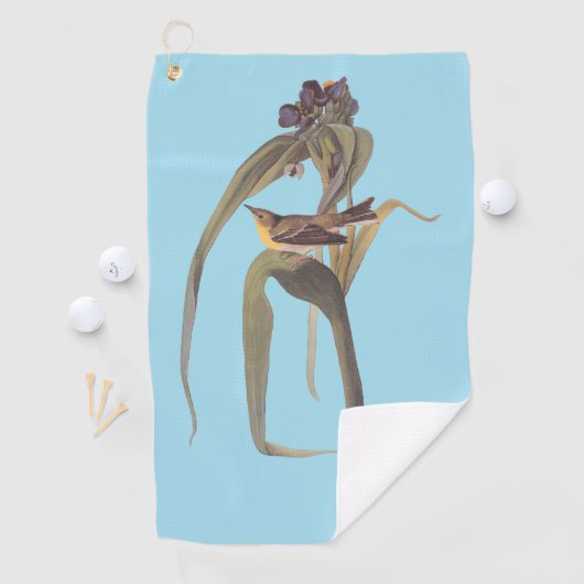 Vireo Songbird van Audubon Golfhanddoek (Insitu)