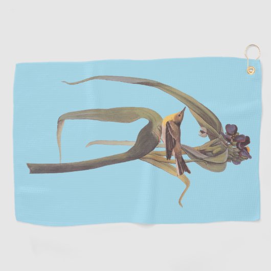 Vireo Songbird van Audubon Golfhanddoek (Horizontaal)