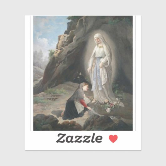 Virgen de Fátima Sticker (Vel)