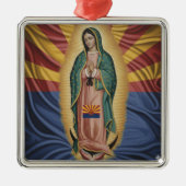 Virgen de Guadalupe - Arizona Metalen Ornament (Voorkant)