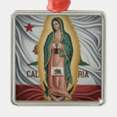 Virgen de Guadalupe - California Metalen Ornament (Voorkant)