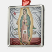 Virgen de Guadalupe - California Metalen Ornament (Links)