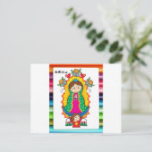 VIRGEN DE GUADALUPE CARICATURA 01  PRO BRIEFKAART (Staand voorkant)