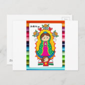 VIRGEN DE GUADALUPE CARICATURA 01  PRO BRIEFKAART (Voorkant / Achterkant)