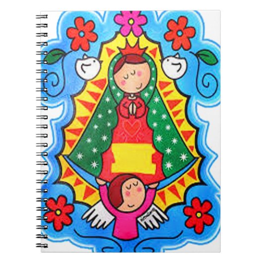 VIRGEN DE GUADALUPE CARICATURA 02  PRO NOTITIEBOEK (Voorkant)