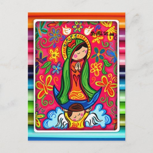 VIRGEN DE GUADALUPE CARICATURA 03  PRO BRIEFKAART (Voorkant)