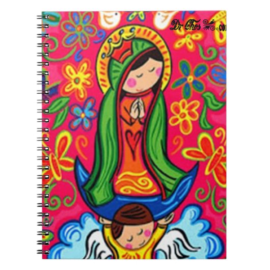 VIRGEN DE GUADALUPE CARICATURA 03  PRO NOTITIEBOEK (Voorkant)