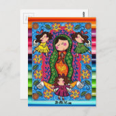 VIRGEN DE GUADALUPE CARICATURA 05  PRO BRIEFKAART (Voorkant / Achterkant)