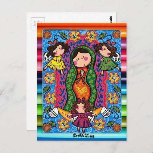 VIRGEN DE GUADALUPE CARICATURA 05 PRO BRIEFKAART (Voorkant / Achterkant)