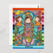 VIRGEN DE GUADALUPE CARICATURA 06 BRIEFKAART (Voorkant / Achterkant)