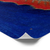 Virgen de Guadalupe Colored Pencil Art Poster (Hoek)