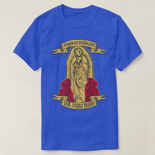 Virgen de Guadalupe con San Judas Tadeo T-shirt (Design voorkant)