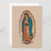 Virgen de Guadalupe Feestdagenkaart (Voorkant / Achterkant)