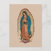 Virgen de Guadalupe Feestdagenkaart (Voorkant)