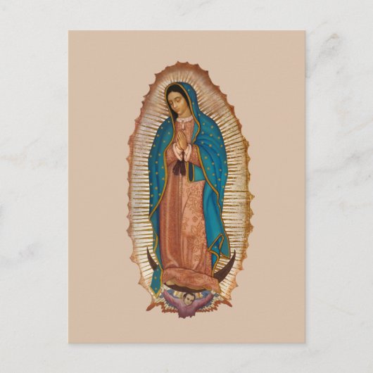 Virgen de Guadalupe Feestdagenkaart (Voorkant)