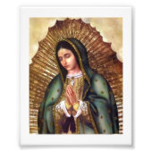 Virgen de Guadalupe Foto Afdruk (Voorkant)