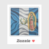 Virgen de Guadalupe - Guatemala Sticker (Vel)