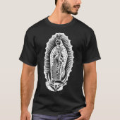 Virgen De Guadalupe Inverse Illustratie T-Shirt (Voorkant)