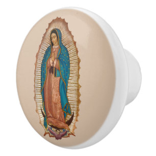 Virgen de Guadalupe Keramische Knop