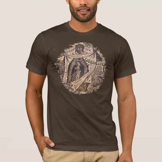 Virgen de Guadalupe (met Juan Diego) T-shirt (Voorkant)