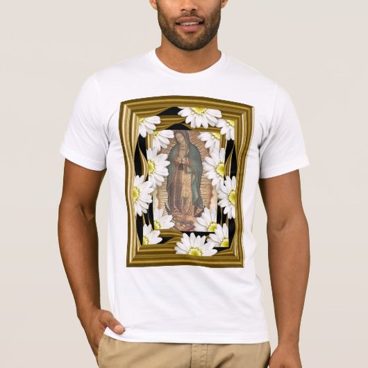 Virgen de Guadalupe (met mazen) T-shirt (Voorkant)