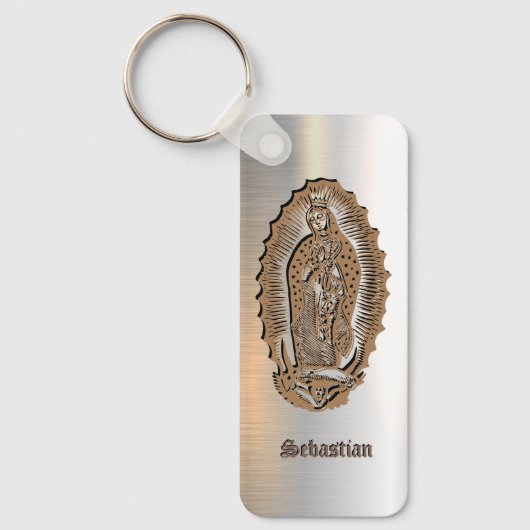 Virgen de Guadalupe Moeder Maria Katholiek Sleutelhanger (Voorkant)