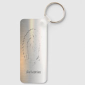 Virgen de Guadalupe Moeder Maria Katholiek Zilver Sleutelhanger (Achterkant)