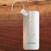 Virgen de Guadalupe Moeder Maria Katholiek Zilver Sleutelhanger (Voorkant)