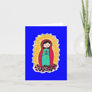 Virgen De Guadalupe Note Card Kaart