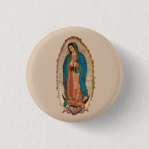 Virgen de Guadalupe Ronde Button 3,2 Cm