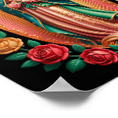 Virgen De Guadalupe Saint Mary Christian Religious Poster (Hoek)