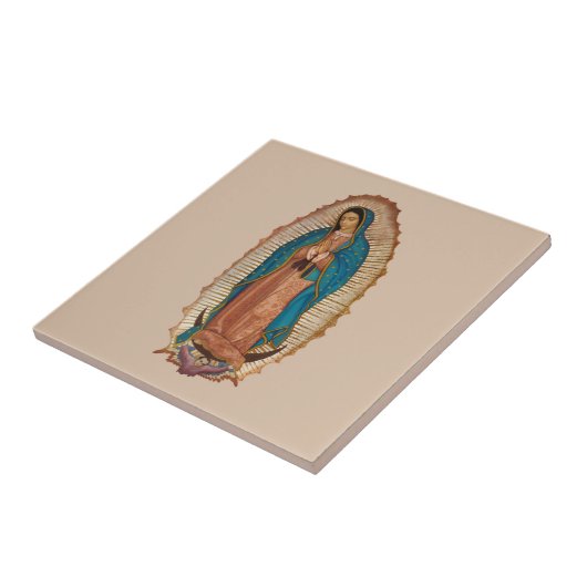Virgen de Guadalupe Tegeltje (Zijkant)